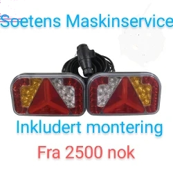 Er ikke belysningen på tilhengeren din i orden?